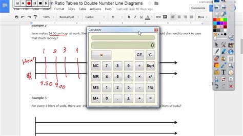M1 Lesson 12 Double Number Line Diagrams Youtube