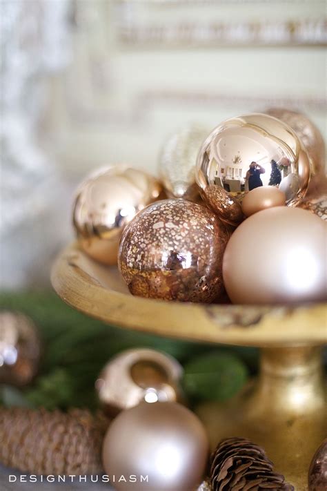 How To Use Rose Gold Christmas Decor For The Holidays Rose Gold