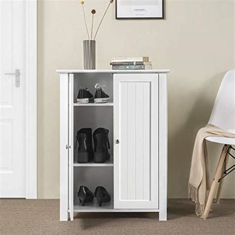 Vasagle free standing bathroom storage cabinet with drawer and adjustable shelf, kitchen cupboard, wooden entryway floor cabinet, 23.6 always annoyed with the chaos in the bathroom, living room or corridor? Yaheetech Free Standing Bathroom Cabinet Wood Side Cabinet ...