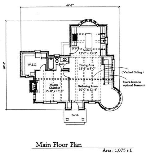 English Cottage Floor Plan