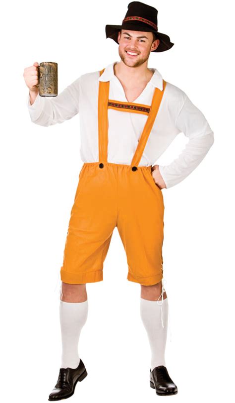 Bavarian Beer Man Oktoberfest German National Dress Fancy Dress Mens