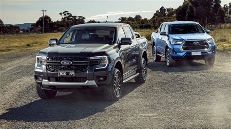 New 2023 Ford Ranger And Toyota Hilux Comparison Review