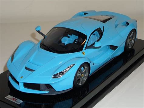 La other colours for laferrari. 1/18 MR Ferrari LaFerrari Baby Blue Carbon Fiber Base - 【MR BBR Make Up LOOKSMART D&Gなどのミニカー専門店 ...