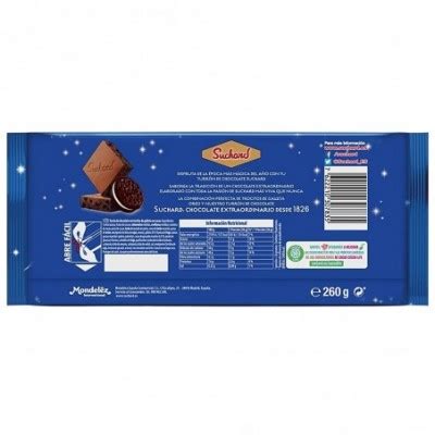 Suchard Turrón De Chocolate Crujiente Con Oreo 260 gr Avunto com