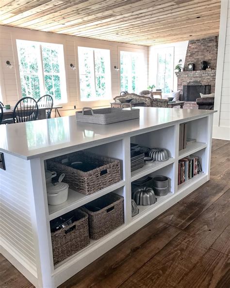 30 Kitchen Island With Open Shelving