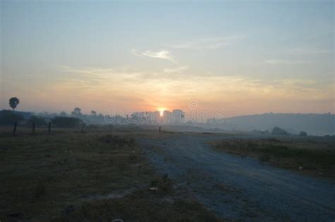 Sunrise Hyderabad India Stock Photo Image Of Sunrise 107285514