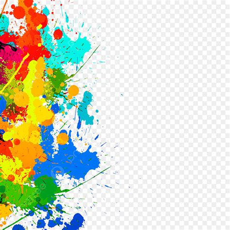 Colorful Texture Png Transparent Paint Splash Colored Liquid Colorful