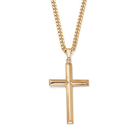 Cross Pendant Gold-Filled and Gold Ion-Plated Chain 24" at ... Large collections of hd transparent gold chain png images for free download.