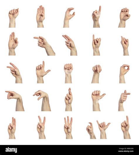 Hand Sign Language Alphabet Deaf Stock Photos Hand Sign Language Alphabet Deaf Stock Images