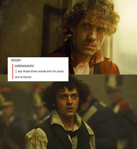 Enjolras And Grantaire Text Posts Les Miserables Musicales Broadway