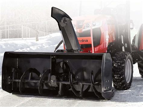 Mahindra 48 In Front Mounted Manual Chute Snowblower Implements Santa