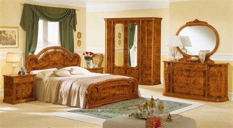 Attractive deals and innovative designs on these italian bedroom set set the products apart. ESF Milady Italian Bedroom Set in Walnut Lacquer Finish