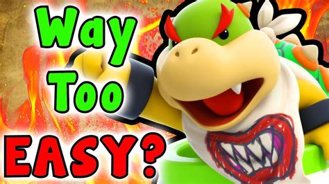 Top 6 Easiest Boss Fights In Super Mario Ever Youtube