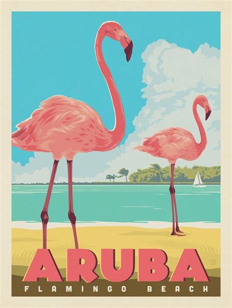Anderson Design Group The Coastal Collection Aruba Flamingo Beach