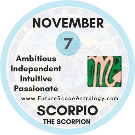 November 7 Zodiac Scorpio Birthday Personality Birthstone