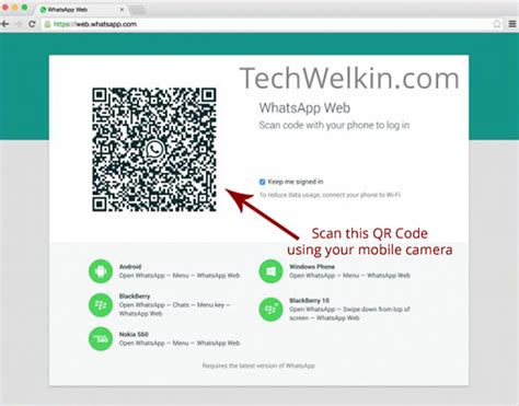 Whatsapp Web Scan Qr Code Techwelkin Boleh