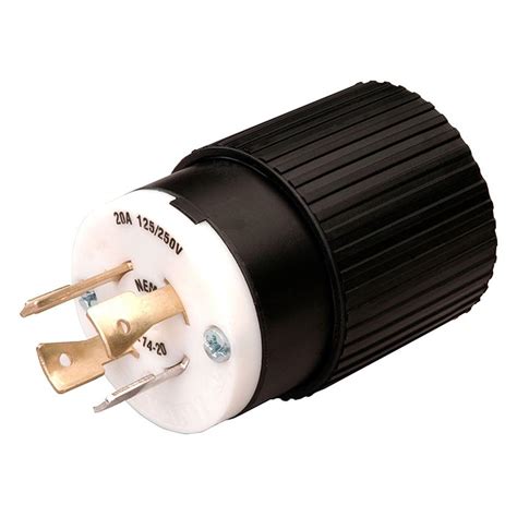 Reliance Controls Twist Lock 20 Amp 125250 Volt Plug L1420p The Home