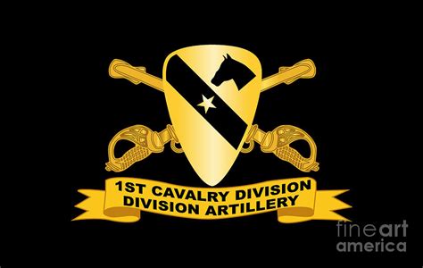 Army 1st Cavalry Division Division Artillery W Cav Br Ribbon