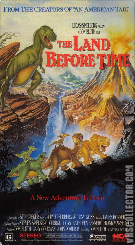 The challenge may be a difficult climate, a new land, or a military confrontation (even being conquered). The Land Before Time | VHSCollector.com