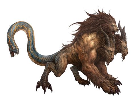 Chimera Beast Creature Fantasy Beasts Fantasy Creatures