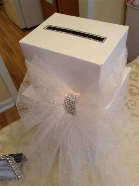 $12 dollar gift card wedding box :) hobby lobby gift boxes sparkle Tull