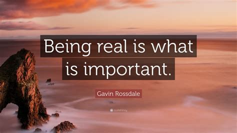 Gavin Rossdale Quote Being Real Is What Is Important 7 Wallpapers