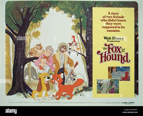 the fox and the hound ani 1981 animated credit disney poster fath 013 moviestore collection