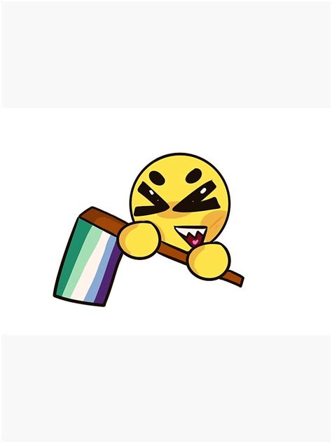 Mlm Pride Emoji Poster For Sale By Mudosis Redbubble
