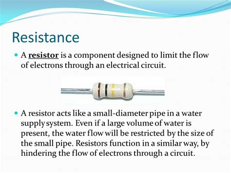 Function Of Resistor In An Electric Circuit