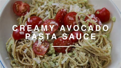 Creamy Avocado Pasta Sauce Wild Dish Youtube