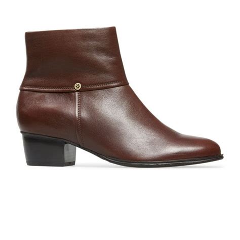 Van Dal Womens Juliette Chestnut Leather Ankle Boots 2386320