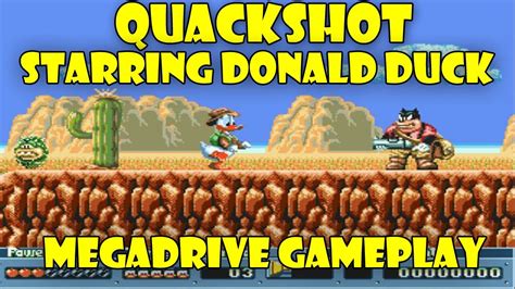 Quackshot Starring Donald Duck Sega Megadrive Gameplay Youtube