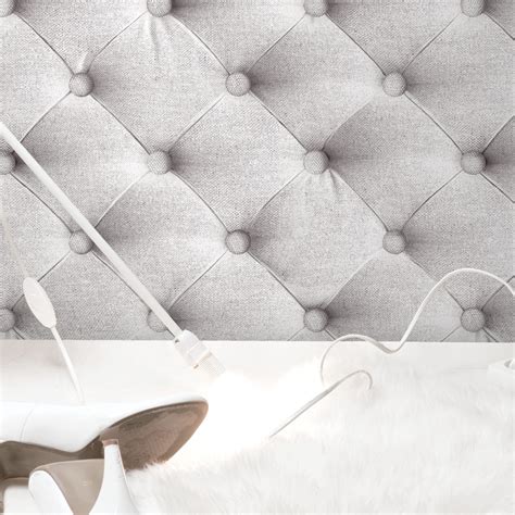 See more ideas about wallpaper, wall coverings, designer wallpaper. Muriva Bluff Diamond Padding Pattern Fabric Headboard ...