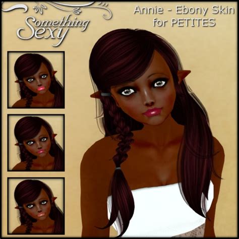 Second Life Marketplace Ss Annie Ebony Skin ~ Petite