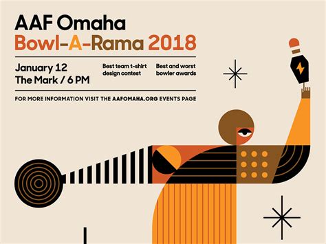 Aaf Omaha Bowl A Rama 2018 Poster By Sean Heisler On Dribbble