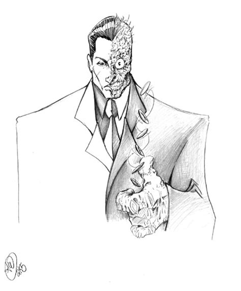 Two Face By Adamwithers On Deviantart