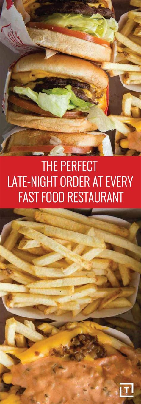 Fast food restaurants restaurants hamburgers & hot dogs. The Perfect Late-Night Order at Every Fast-Food Restaurant ...