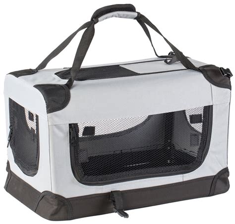 Arkmiido Pet Carrier Soft Sided Kennel Cab Travel Tote Mesh Windows And