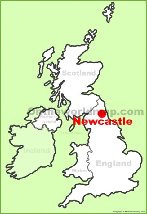 Newcastle Maps Uk Discover Newcastle Upon Tyne With Detailed Maps
