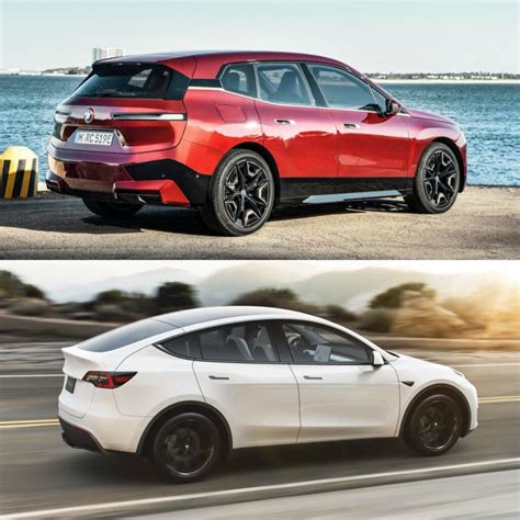 Photo Comparison Bmw Ix Vs Tesla Model Y