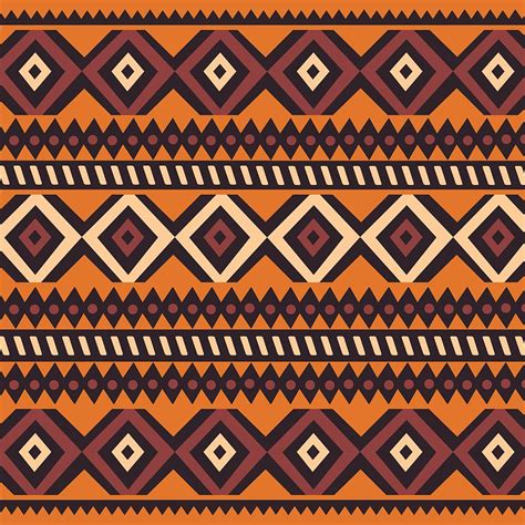 Tribal Ethnic Colorful Bohemian Pattern With Geometric Elements