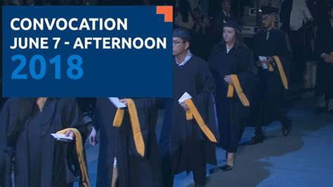 Uoit Convocation 2018 June 7 Afternoon Youtube
