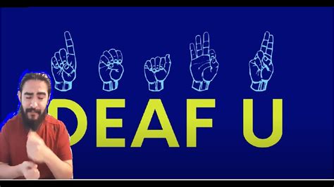 Deaf U Reaction Deaf Youtube