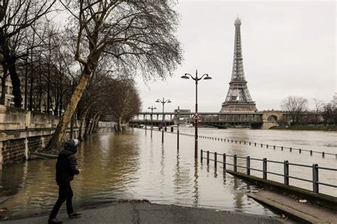 Paris Again Debilitated By Flooded Seine River For The Second Time In