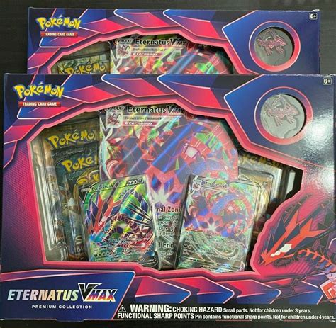Pokemon Eternatus Vmax Premium Collection Box X 2 Factory Sealed Brand