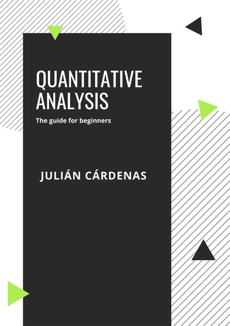 The smart way to pay less. (PDF) Quantitative Analysis: the guide for beginners
