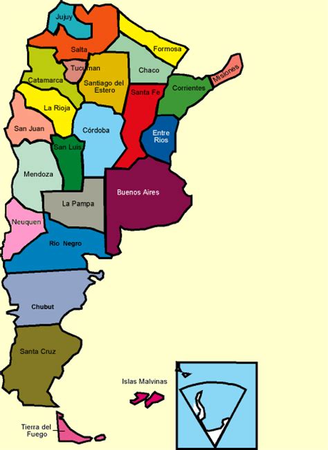 Provincias De Argentina Capitales Población Superficie Límites