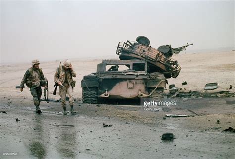 Troops In The Persian Gulf Region During The Gulf War Circa 1991
