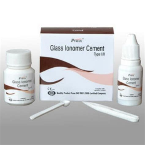 Self Curing Dental Cement Kit Glass Ionomer Permanent Tooth Filling