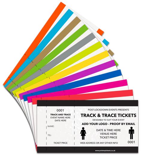 Ticket Printing Various Colours Track And Trace 2 Part Tickets Print My Tickets